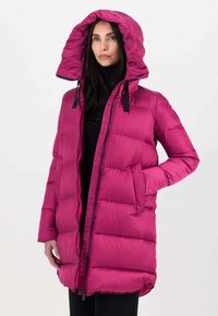 Bomboogie GENEVA - Piumino lungo - fuchsia cyclamen