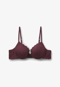 Unselected, burgundy