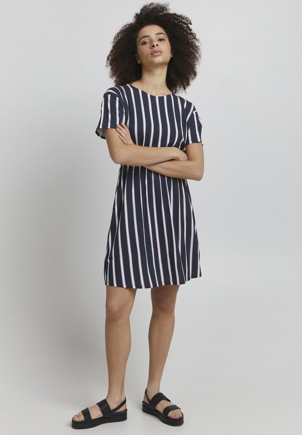 IHLisa - Jersey dress - total eclipse stripe4