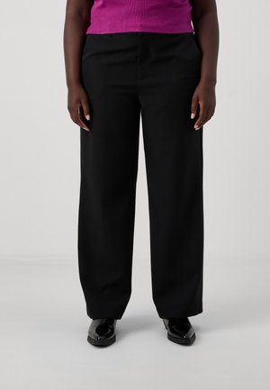 ONLY Carmakoma CARBERRY WIDE  - Kalhoty - black