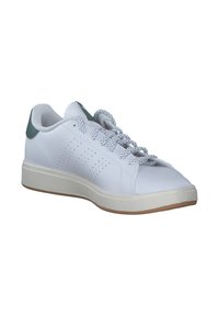 adidas Originals ADVANTAGE BASE  - Stringate sportive - ftwwht ftwwht cgreen