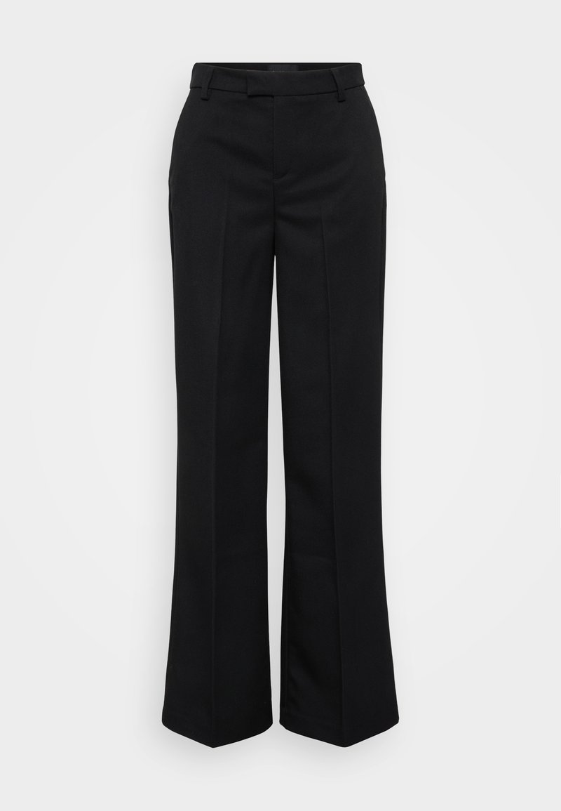 Gina Tricot Tall STRAIGHT TROUSERS - Trousers - black - Zalando.co.uk Gina Tricot Tall STRAIGHT TROUSERS - Trousers - black - Zalando.co.uk