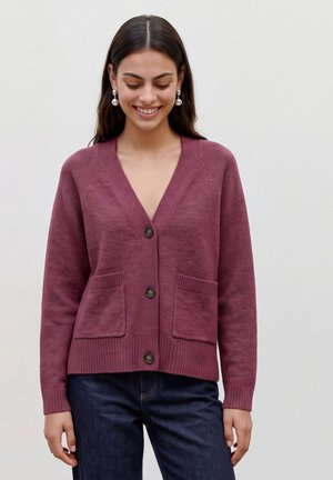 Vero Moda, VMBOOM V NECK BUTTON CARDIGAN  - Жилетка - windsor wine/melange