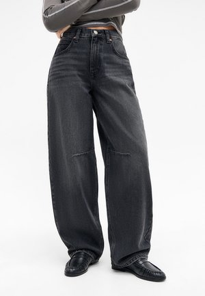 BDG LOGAN BOYFRIEND BLACK - Straight leg jeans - black