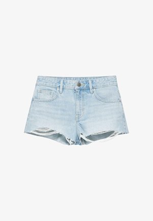 PULL&BEAR, Farmer rövidnadrágok - light-blue denim