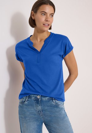 Cecil, KURZARM SHIRT IM TUNIKA-LOOK - Basic T-shirt - surf blue