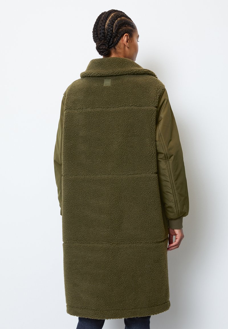 HOT Coat Cinque Mantel Damen GrÃ¼n Teddy Mantel Damen