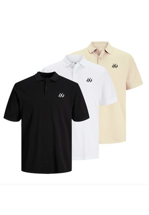 INFINITY MULTIPACK - Polo shirt - grey white beige