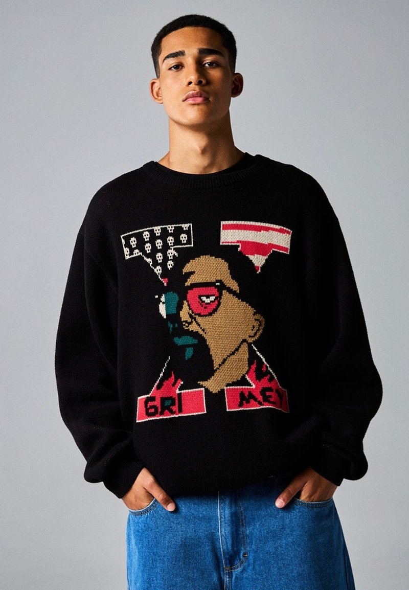 Grimey VOODOO TRY ME  - Strickpullover - black