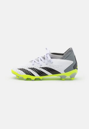 PREDATOR ACCURACY 3 - Scarpe da calcetto con tacchetti - footwear white/core black/lucid lemon