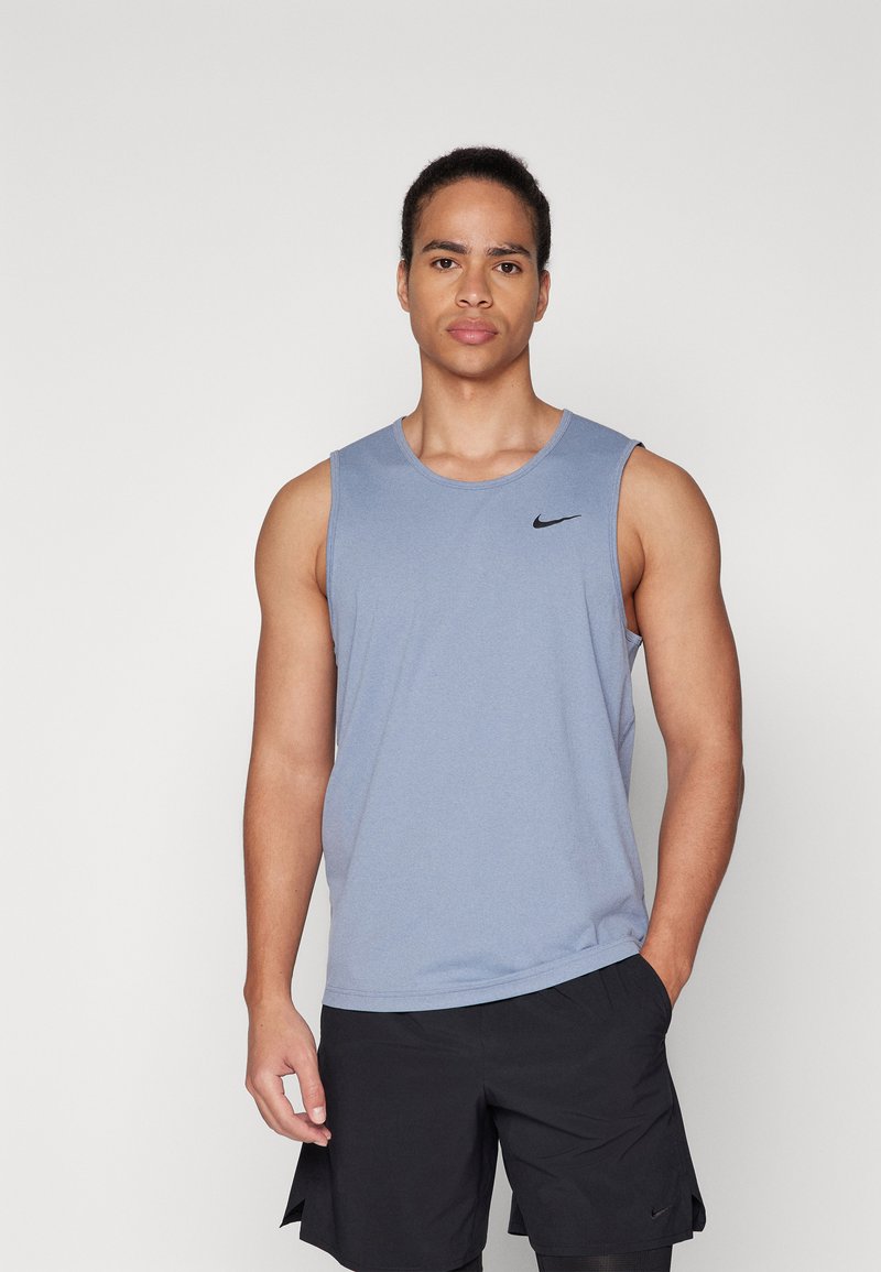 Nike Performance HYVERSE TANK - Top - ashen slate/black