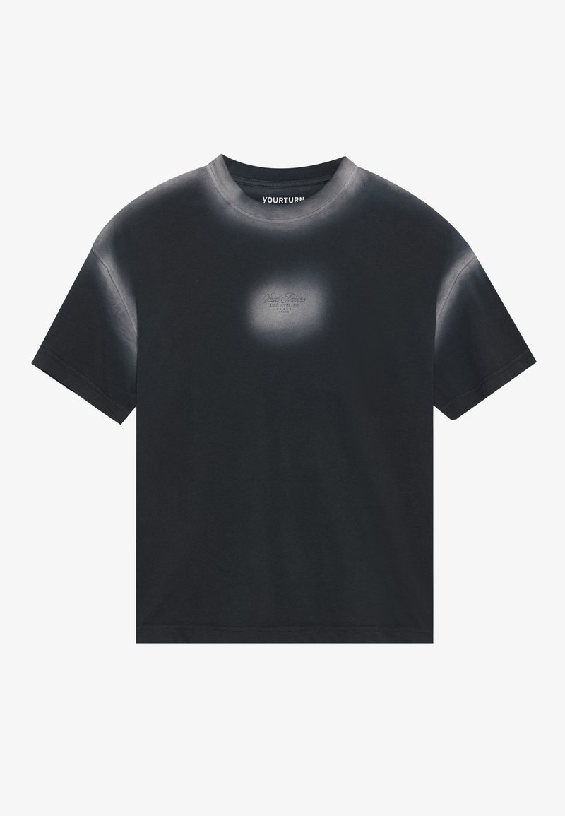 YOURTURN T-shirt print zwart YOURTURN T-shirt print zwart
