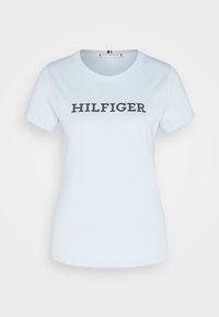 Tommy Hilfiger T-shirt med print - light blue