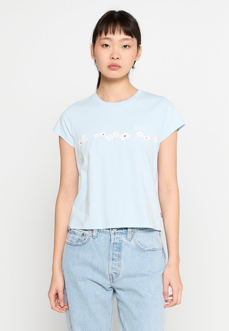 Levi’s® T-shirt print lichtblauw