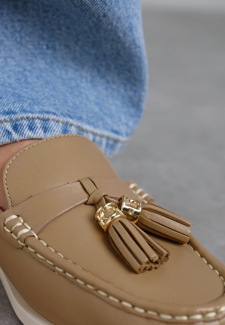 MICHAEL Michael Kors KIERNAN LOAFER - Slip-ons - camel - Zalando.co.uk