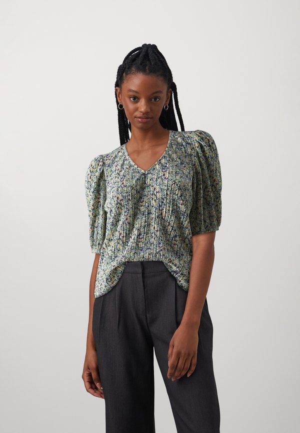 BRAVO PLISSE - T-Shirt print - eggnog