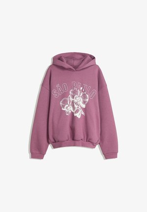 LONG SLEEVE - PRINTED  - Pulover s kapuco - mauve