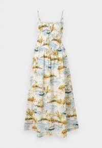 SMOCKED DIP WAIST MIDI DRESS - Denné šaty - multi-coloured
