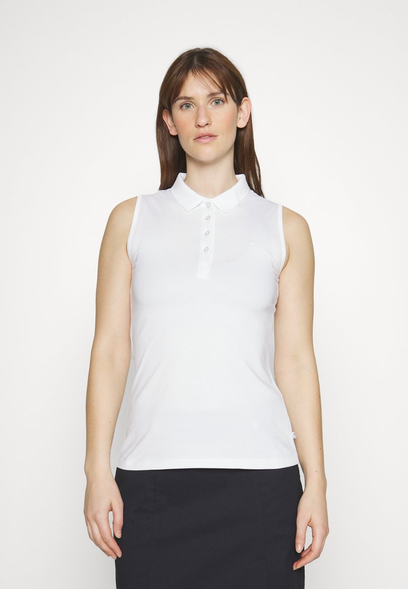 Calvin Klein Golf SLEEVELESS PERFORMANCE Polo shirt white Zalando.de