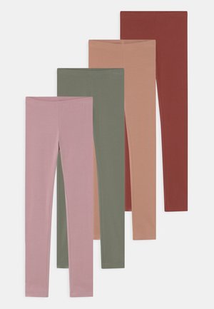 NKFVIVIAN SOLID 4 PACK - Leggings - spiced apple