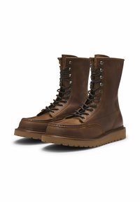 BOSS KEATON_HALB - Stivaletti stringati - open brown