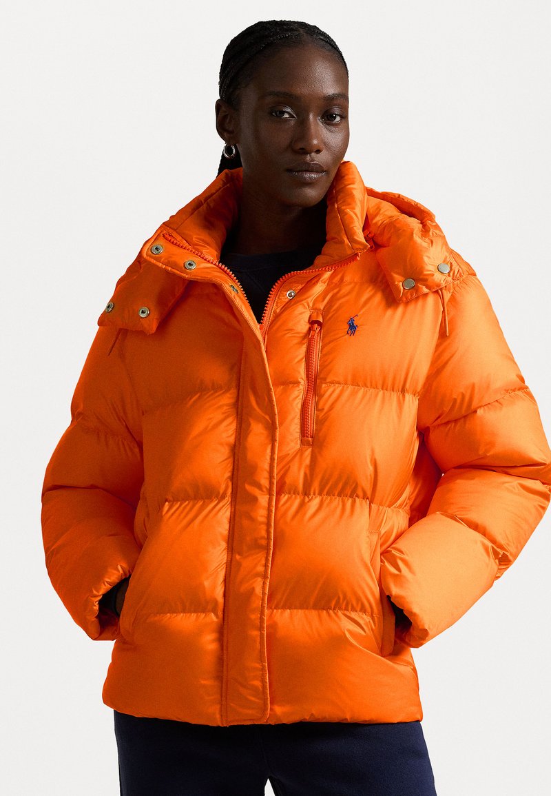 Polo Ralph Lauren WATER REPELLENT QUILTED DOWN JACKET - Jachetă cu puf - orange