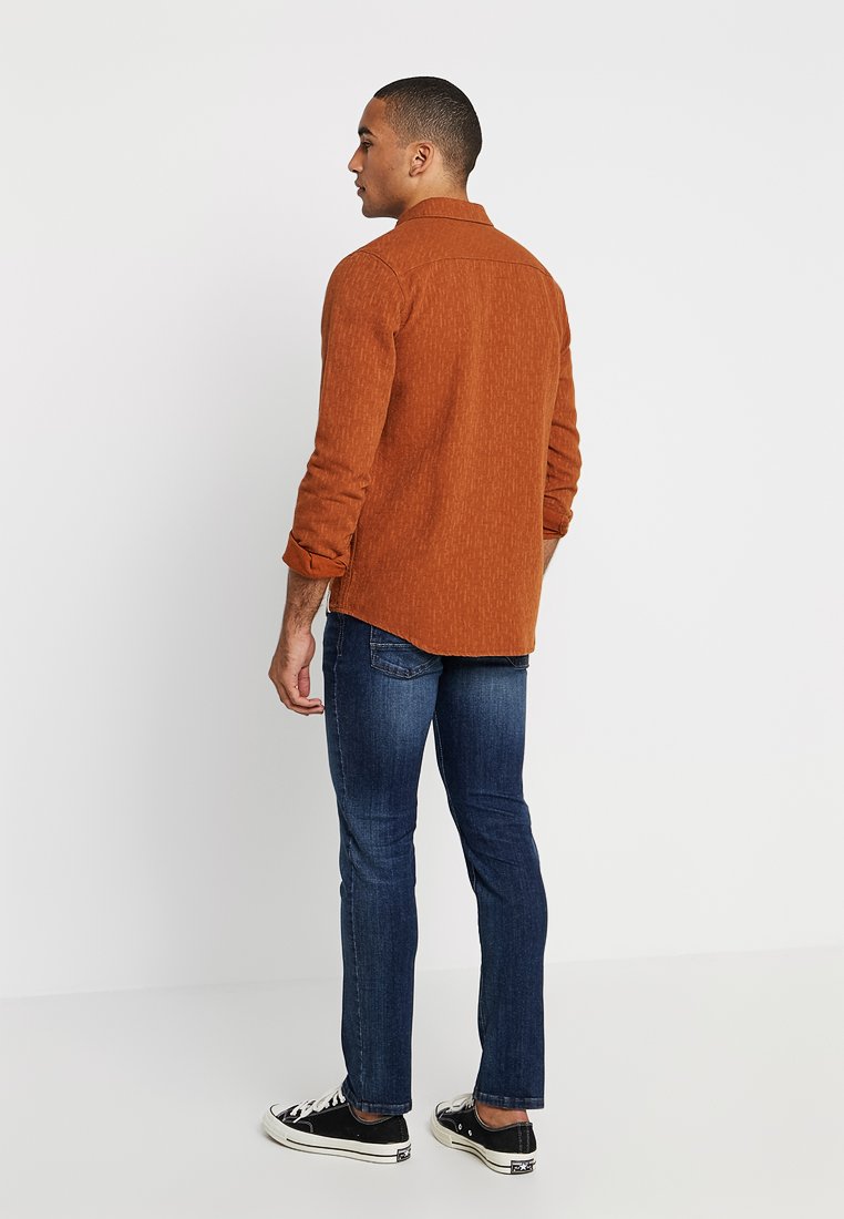 Camel Active Houston Jeans Straight Leg Dark Blue Denim Dark Blue Denim Zalando De