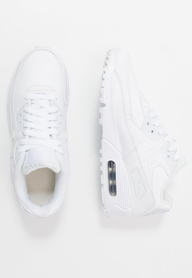 AIR MAX 90 UNISEX - Sneaker low - white/metallic silver