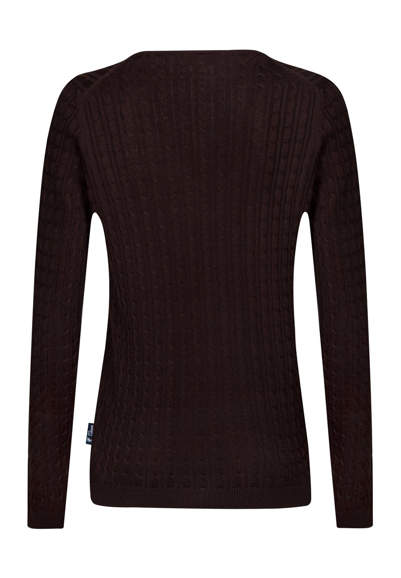 Damen Strickjacken | Denim Culture VERLA Strickpullover braun - UD96307 Damen Strickjacken | Denim Culture VERLA Strickpullover braun - UD96307
