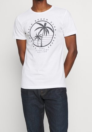 T-Shirt print - white