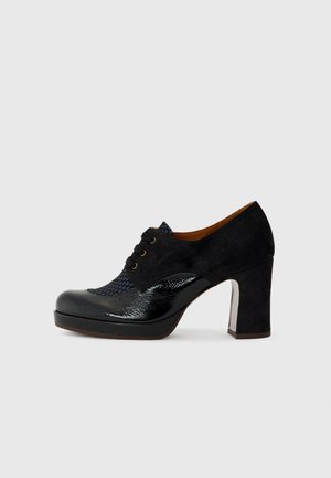 DAYZU 47 - Lace-up heels - moony navy/lame navy