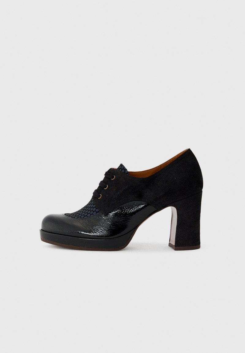 Chie Mihara DAYZU 47 - Lace-up heels - moony navy/lame navy