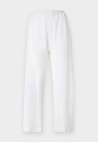 SPLIT PANTS - Auduma bikses - white
