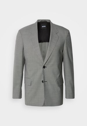 Hallide ruudulise mustriga bleiser, millel on lõikega kraed, kaks esist pocketit ja kahe nupuga kinnitamine. Vooder on musta kangaga.