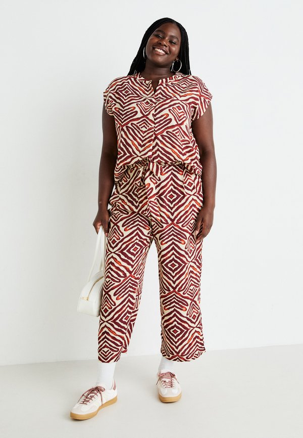 CARSHILLA AOP BS - Blouse - hot chocolate3