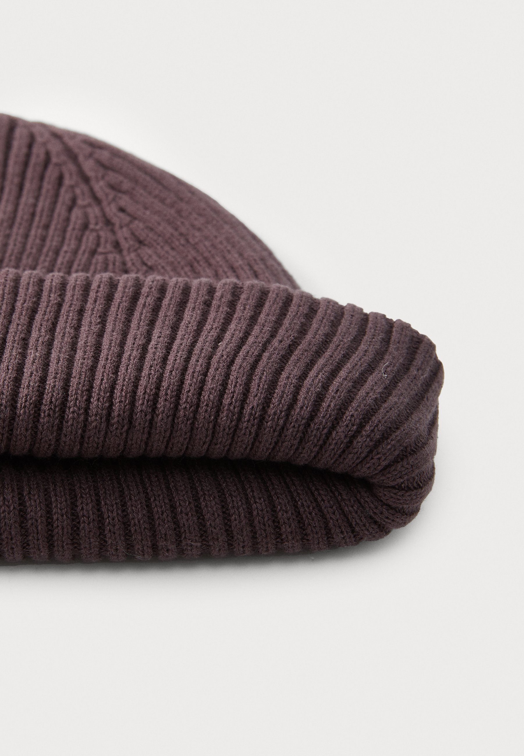 Lyle & Scott BRIM BEANIE UNISEX - Beanie - espresso/brown