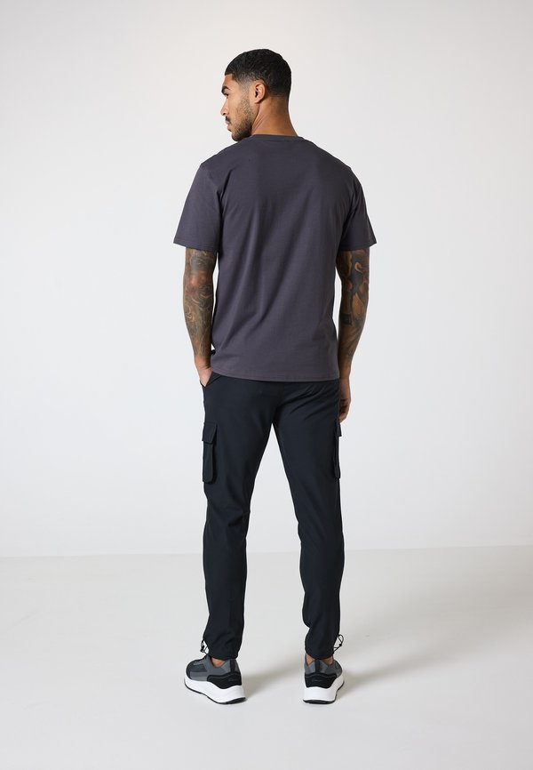 VARSITY TEDDY OUTLINE TEE - Print T-shirt - charcoal3