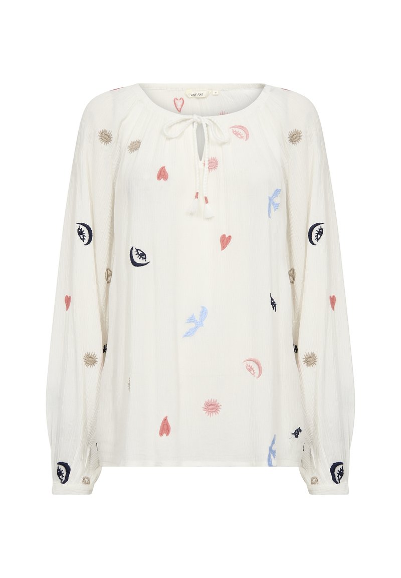 Cream Blouse wit