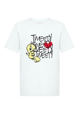 LOONEY TUNES - TWEETY LOVE HEART - T-shirt med print - white