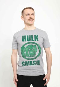 Marvel AVENGERS CLASSIC HULK IT UNISEX - Camiseta estampada - melange grey