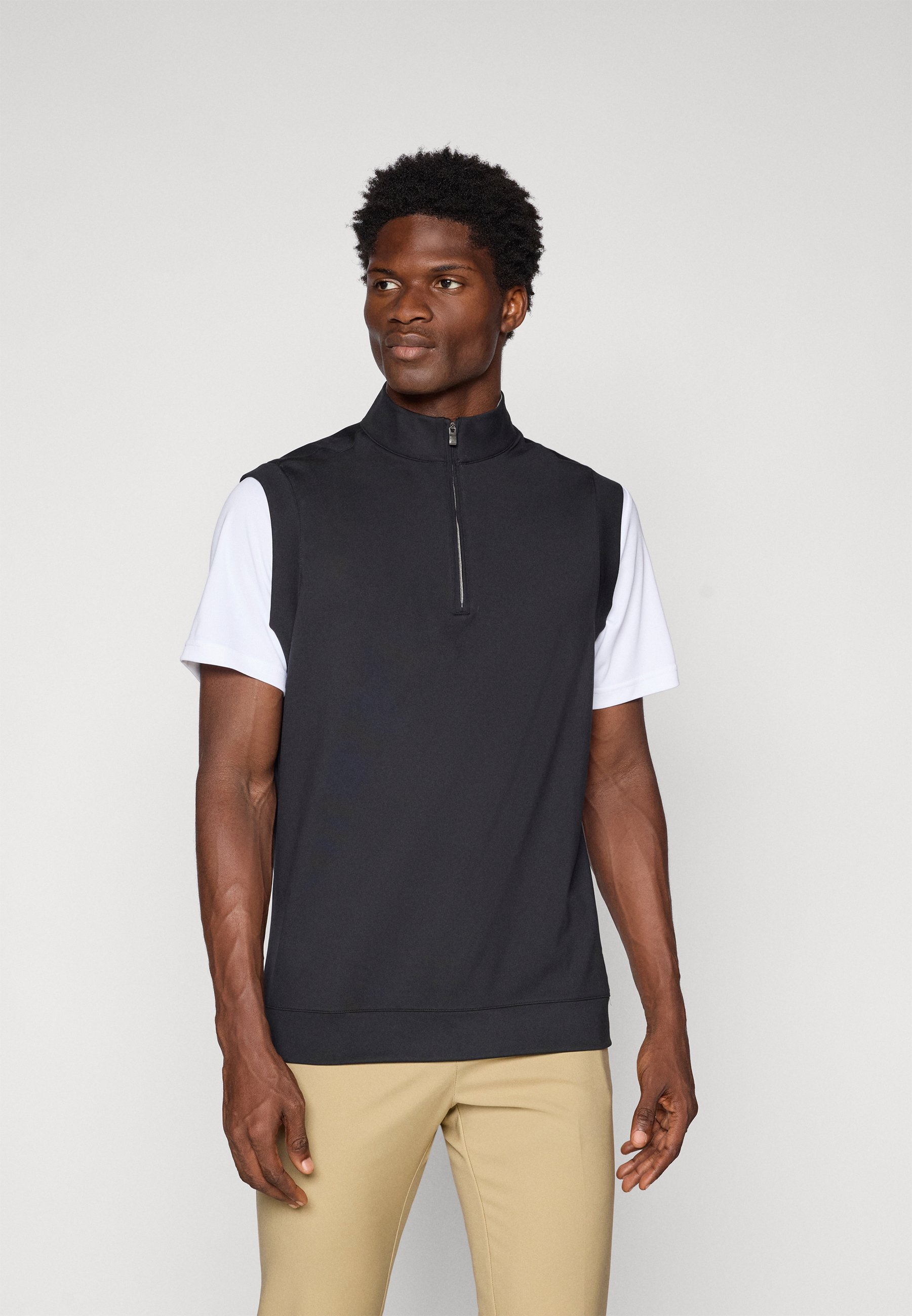 adidas Golf ULTIMATE365 CLASSIC QUARTER ZIP VEST - Top - black