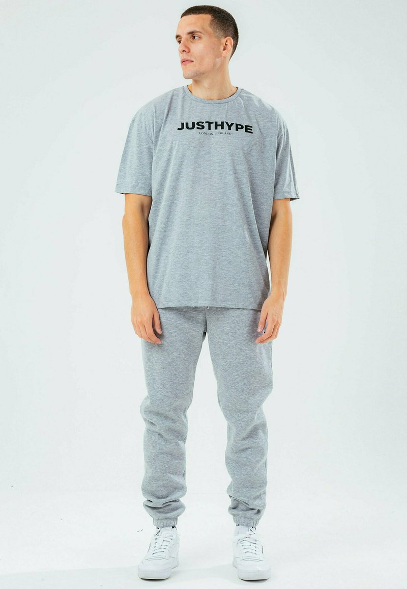 Hype T-shirt print grijs