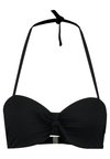 WIRE BANDEAU TOP LOLA - Bikinitop - black