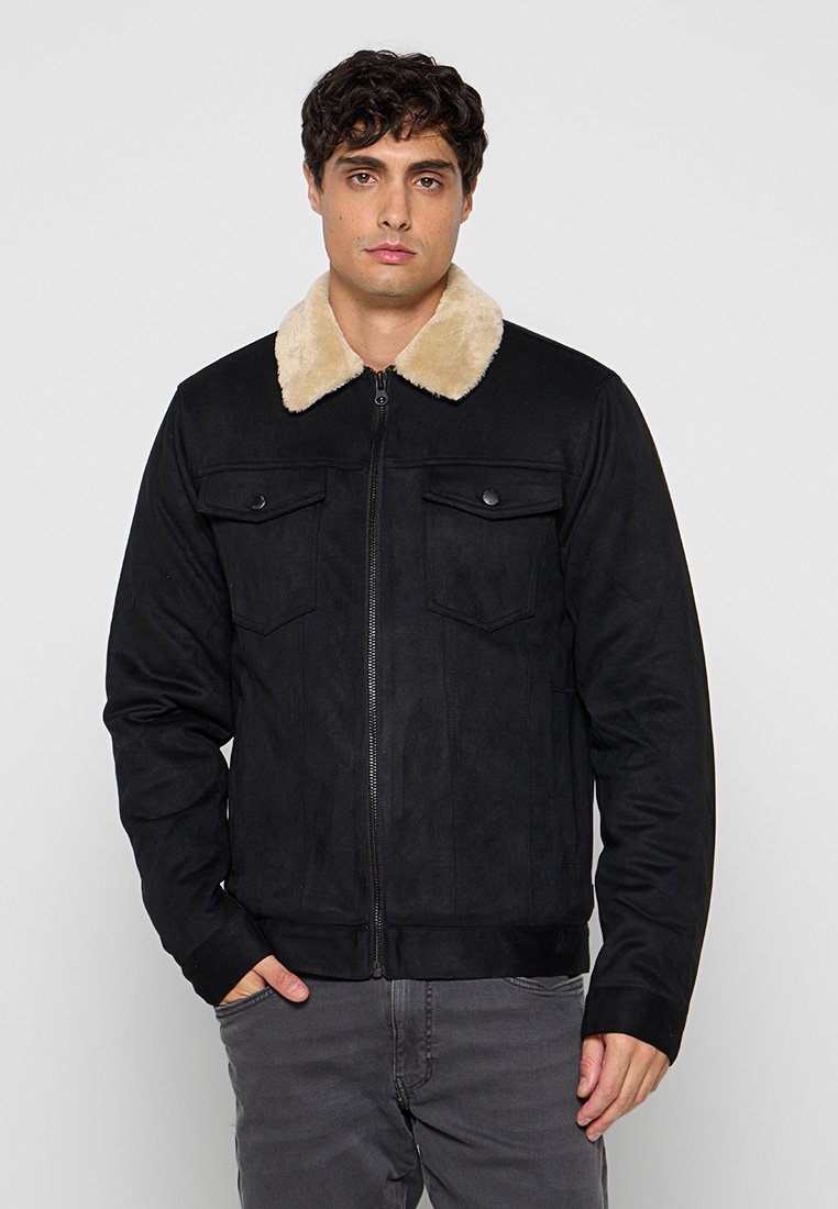 INDICODE JEANS Lichte jas gemêleerd zwart
