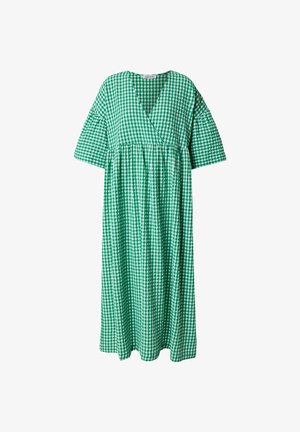 EDITED, EDITED KLEID ELOY - Jurk - weiß grün mischfarben