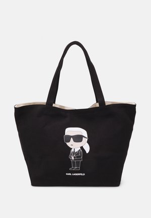 IKONIK CANV SHOPPER - Pirkinių krepšys - black