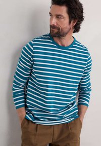 Seasalt Cornwall SAILOR - Longsleeve - teal breton dark teal chalk