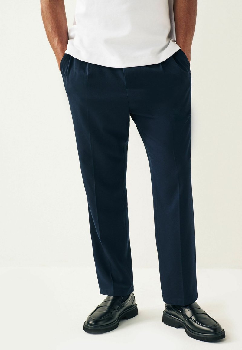 Next RELAXED FIT JOGGER STRETCH - Nadrágok - navy blue
