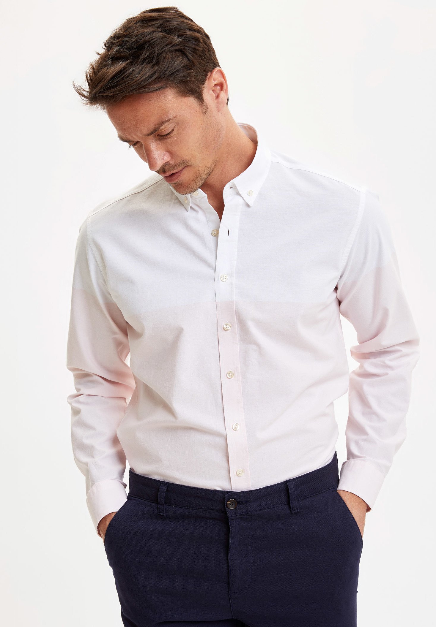 Camisas online | Comprar colección de hombre en Zalando Camisa Oxford Regular fit Blanco naturalTigres HOMBRE