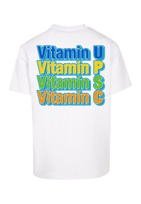 Upscale by Mister Tee VITAMIN UPSC HEAVY   - Triko s potiskem - white